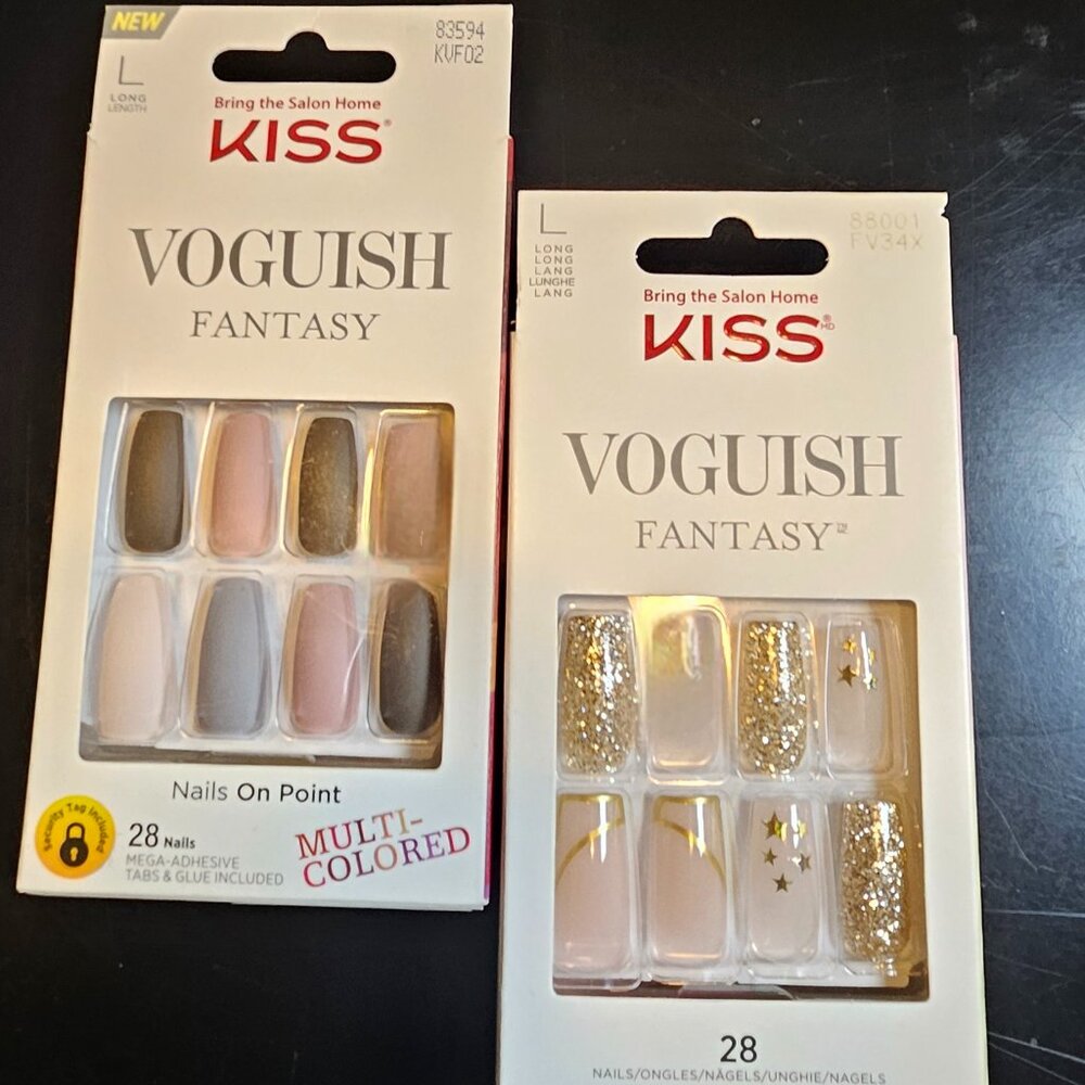 KISS Nails Press On Glue One Long Length Lot#68 NWT